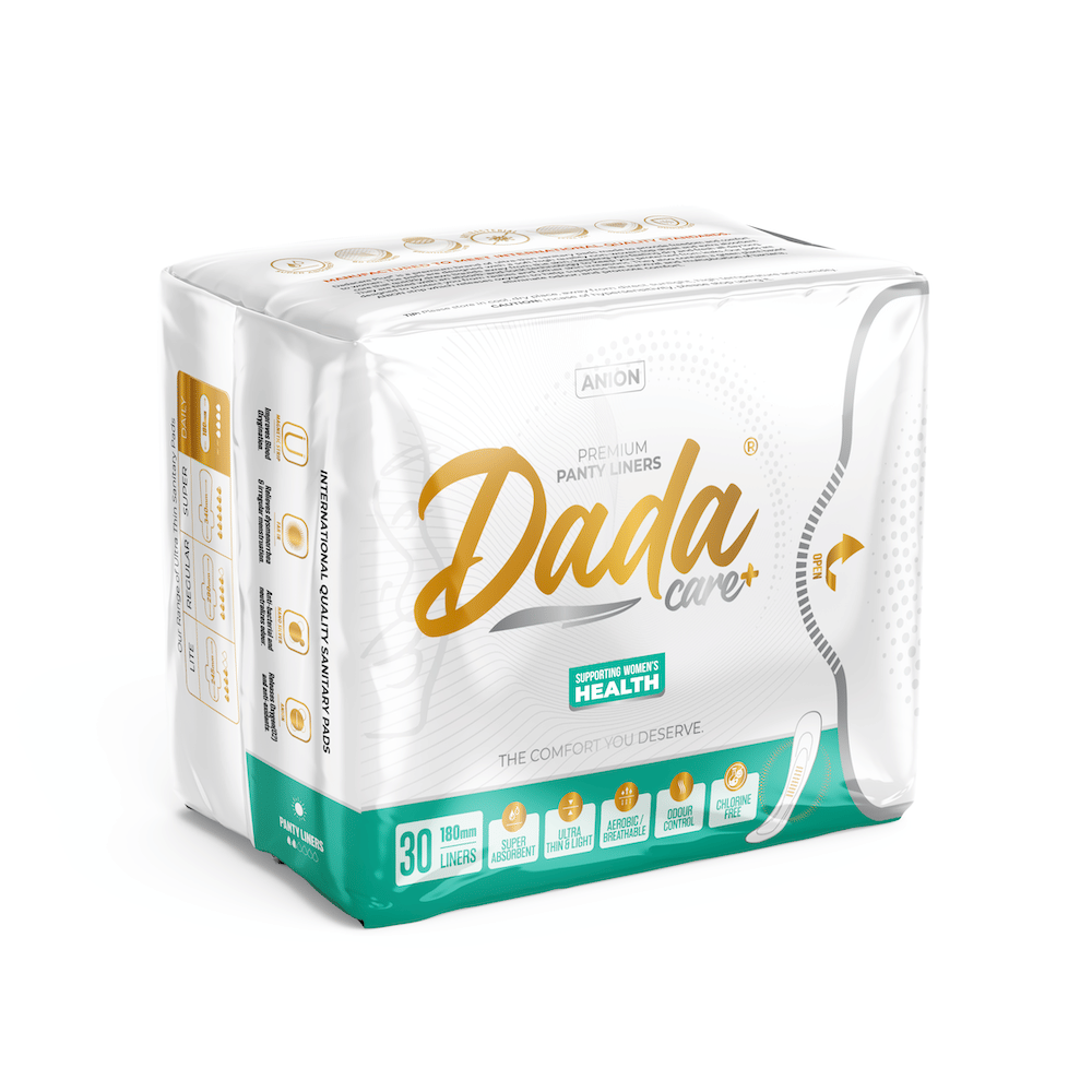 Dada Care premium panty liners packaging
